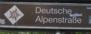 Die »Deutsche Alpenstraße« (zumindest Teile davon)