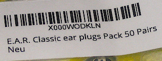 E.A.R. Classic ear plugs – Gehörschutz auf dem Motorrad
