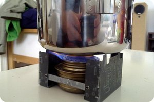Esbit Klappkocher mit Trangia Spritusbrenner