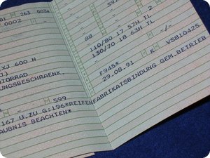 Hinweis auf mögliche Reifenfabrikatsbindung