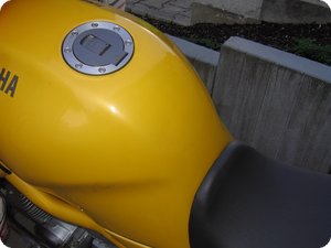 Tank der XJ 600 S ohne Tankpad