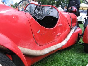 Auspuffverlauf am Fiat