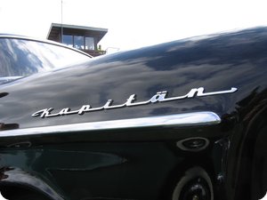 Detail am Opel Kapitän