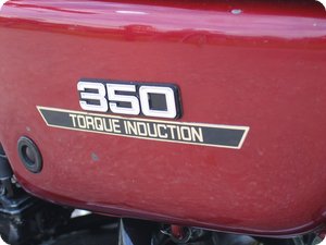 Detail an der Yamaha RD 350