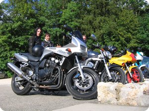 3x Yamaha am Knopfmacherfelsen