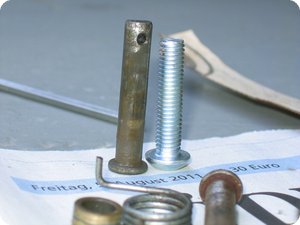 Originaler Bolzen und Schraube von LSL
