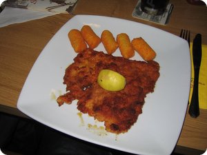 Schnitzel »Wiener-Art« mit Kroketten – »klein«