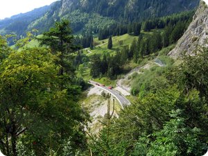 Blick auf einen Teil vom Jochpass