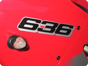 Detail an der Kawasaki Ninja ZX-6R