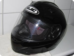 Das Visier ist wieder sauber