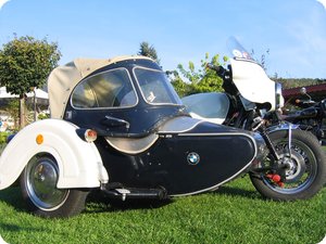 Oldtimer BMW Gespann