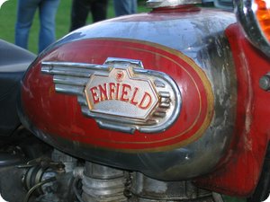 Tank einer Royal Enfield