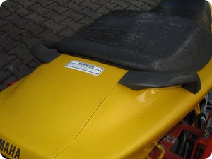 Kondensierter Wasserdampf an einer XJ 600 S