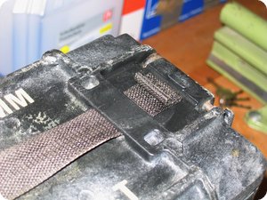 Mit Silikonspray durchtränkter Trageriemen
