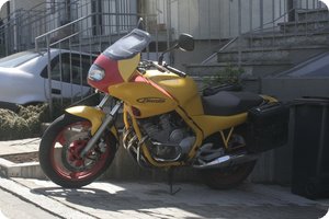 Die 17 Jahre alte XJ 600 S nach der Behandlung