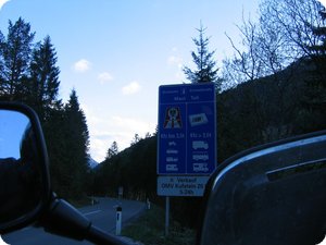 Und wieder über die Grenze nach Österreich