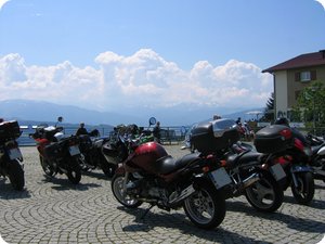 Sulzberg bei »Motorradwetter«: Viele Motorräder
