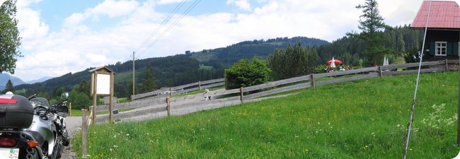 Alpe Gerstenbrändle, Blaichach: Zwischenstopp mit Kuchenverzehr