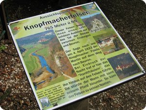 Der Knopfmacherfelsen und sein Name