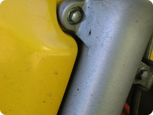 Befestigungsort in spe: Tauchrohr links
