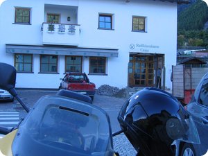 Bank in Tubre, Italien