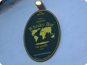 Die kleinste Whiskey-Bar der Welt befindet sich hier