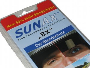 50% Blendschutz im Vergleich zu Sunax »classic«