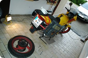 Beim Kettenwechsel einer XJ 600 S