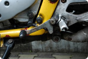 Neu eingestellter Schalthebel
