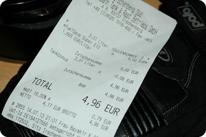 1,669 Euro für den Liter Super (E10)