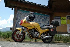 Yamaha XJ 600 S bei Saalfelden