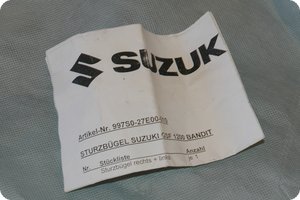 Beipackzettel/Montageanleitung von Suzuki
