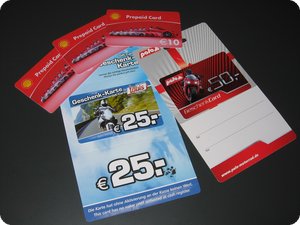 Gutscheine von Polo, Louis und Shell