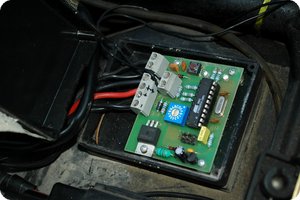 Die Platine vom McCoi Kettenöler