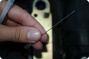 Auch mit dabei: Eine der beiden Kanülen
