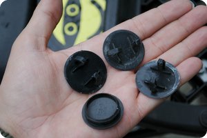 Eine Abdeckung wurde schon mal ersetzt