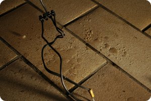 Wasser läuft noch immer aus den Bougierrohren