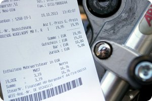 Die Rechung: 19,95 Euro für den Kugelkopf