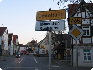 Überall auf der Alb: Umleitungen