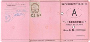 Österreichischer Führerschein (von 1984)