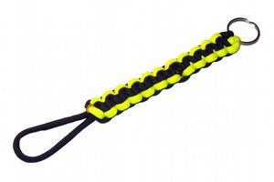 Zweifarbiger Schlüsselanhänger aus Paracord 550
