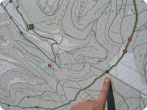 Die Steige im Nordwesten ist gut zu erkennen