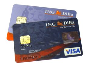 Die beiden Karten der ING-DiBa