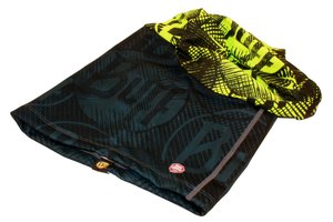 Der dunkle Teil ist mit Windstopper-Material versehen