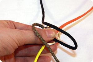 Zwei Enden werden um 180′ umgelegt