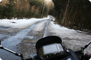 Anfahrt zum Bussen: Err... Nicht für Motorräder!