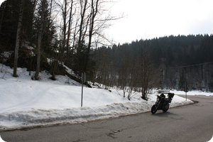 Mitte März '15: Auf etwa 840 Meter ü. NHN