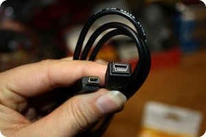 Verlängerung: USB-Mini-B Buchse und Stecker