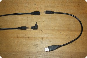 Die einzelnen Bestandteile (nicht zusammengesteckt)