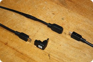 Zu erkennen: Die verstärkte Stelle im Kabel